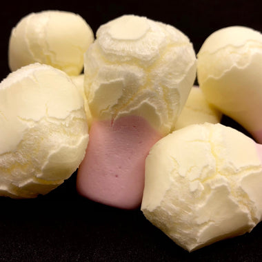 UK Freeze Dried Rhubarb & Custard Foam Sweets