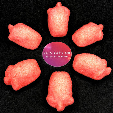 Freeze Dried Fizzy Strawberry Foam
