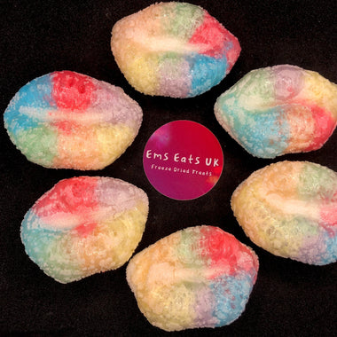 Freeze Dried Sour Rainbow Lips - Perfect for a loved one!
