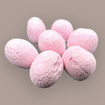 Strawberry kisses on a beige background
